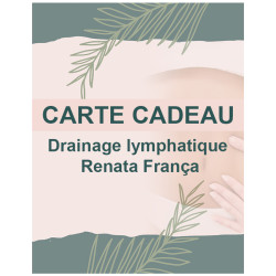 Carte cadeau drainage lymphatique méthode Renata França