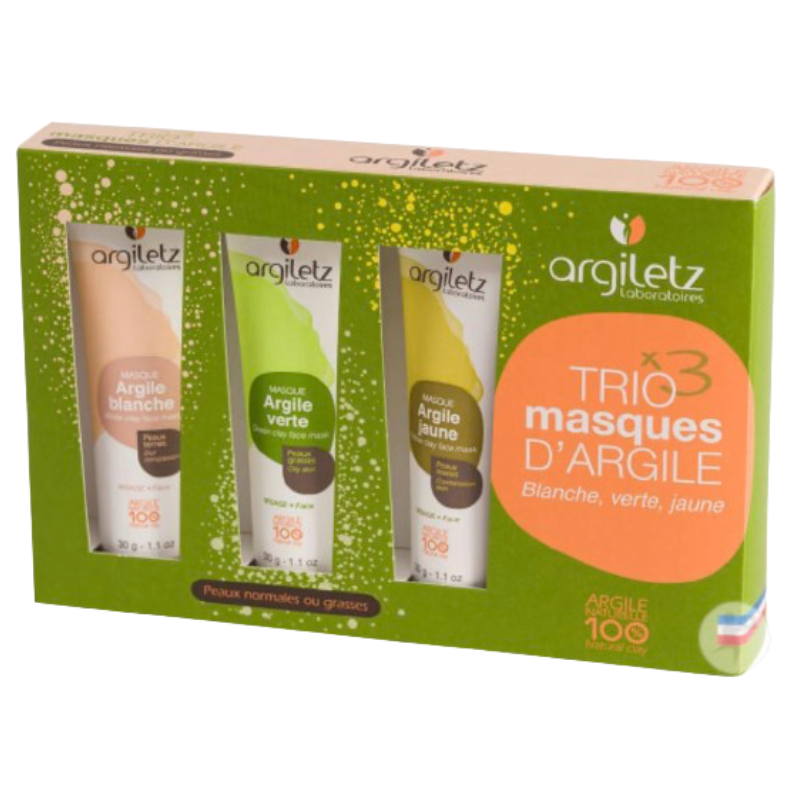 Trio de Masques d'Argile ARGILETZ