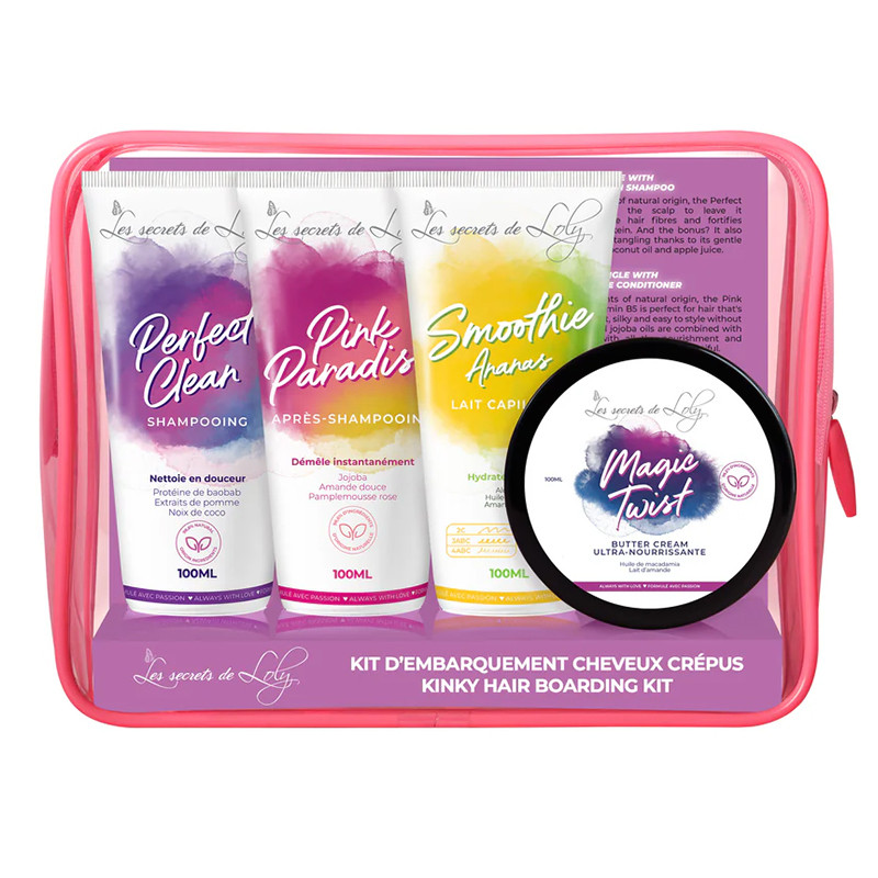 Trousse Les Secrets de Loly pour cheveux crépus