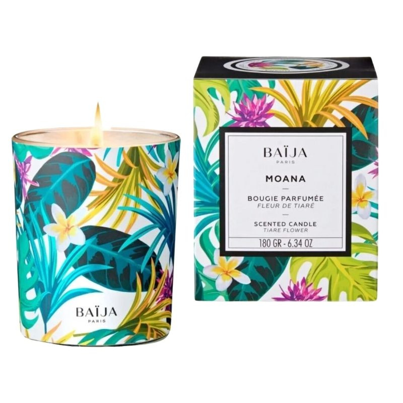 Bougie Parfumée fleur de tiaré Moana - BAÏJA