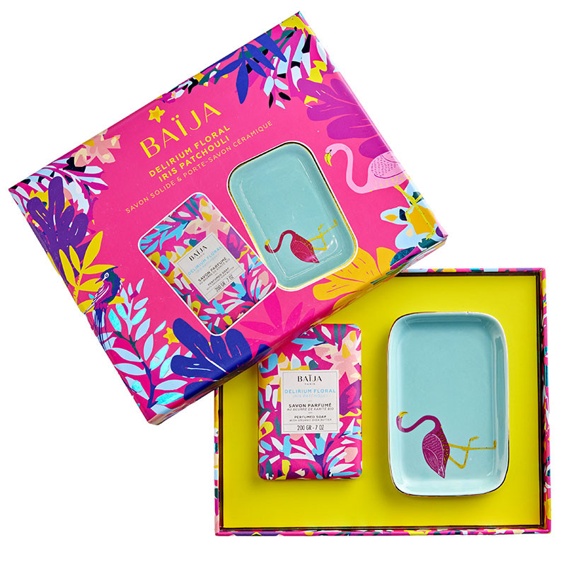 Coffret porte savon délirium floral baija