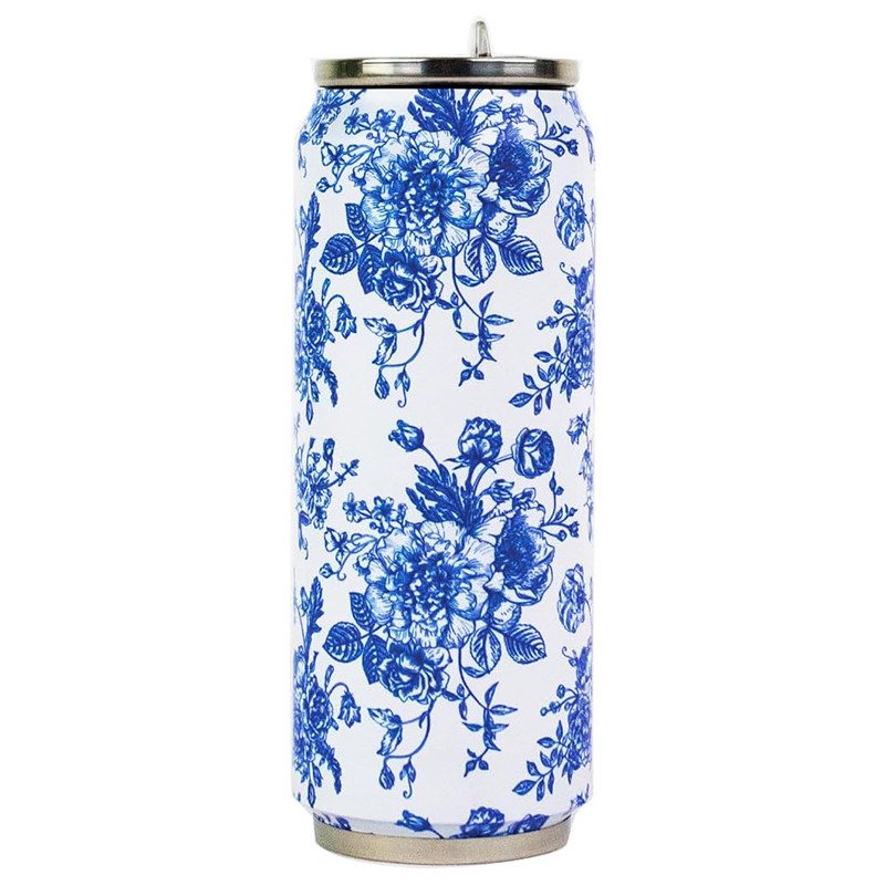 Canette isotherme Toile de Jouy 500 ml - YOKO DESIGN