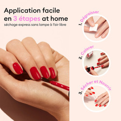 Application vernis manucurist