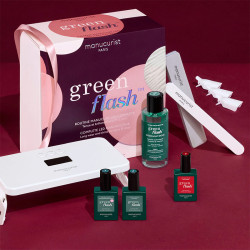 Kit Vernis Semi Permanent Coffret Green Flash Led - MANUCURIST