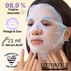 Masque Tissu au Collagène Marin - LITTORELLE