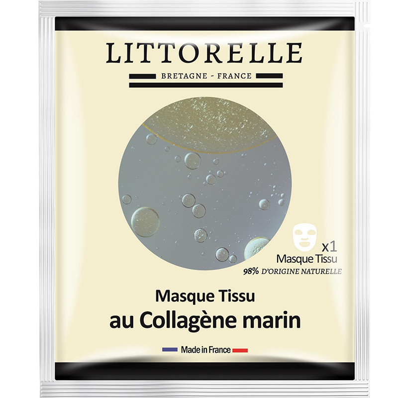 Masque Tissu au Collagène Marin - LITTORELLE